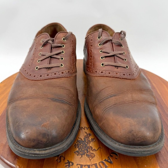 Johnston & Murphy Tabor XC4 Saddle Oxford Shoes Mens 11 Brown Waterproof Leather main image 7